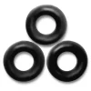 3 Fat Willy Oxballs Cockrings Jumbo C-Rings Black destockage 5