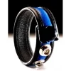 magasins pour Cockring Cuir Noir-Bleu – Dildoshop 7