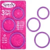 Lot De 3 Cockrings En Silicone Pourpre De super promotions disponibles 5