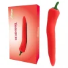 site officiel Vibromasseur Usb Piment Rouge The Red Pepper Silicone 5